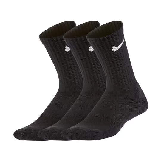 3 Pack Kids Performance Basic Crew Socks