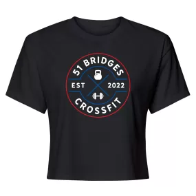 51 Bridges CrossFit Americana Womens - Crop Top T-Shirt