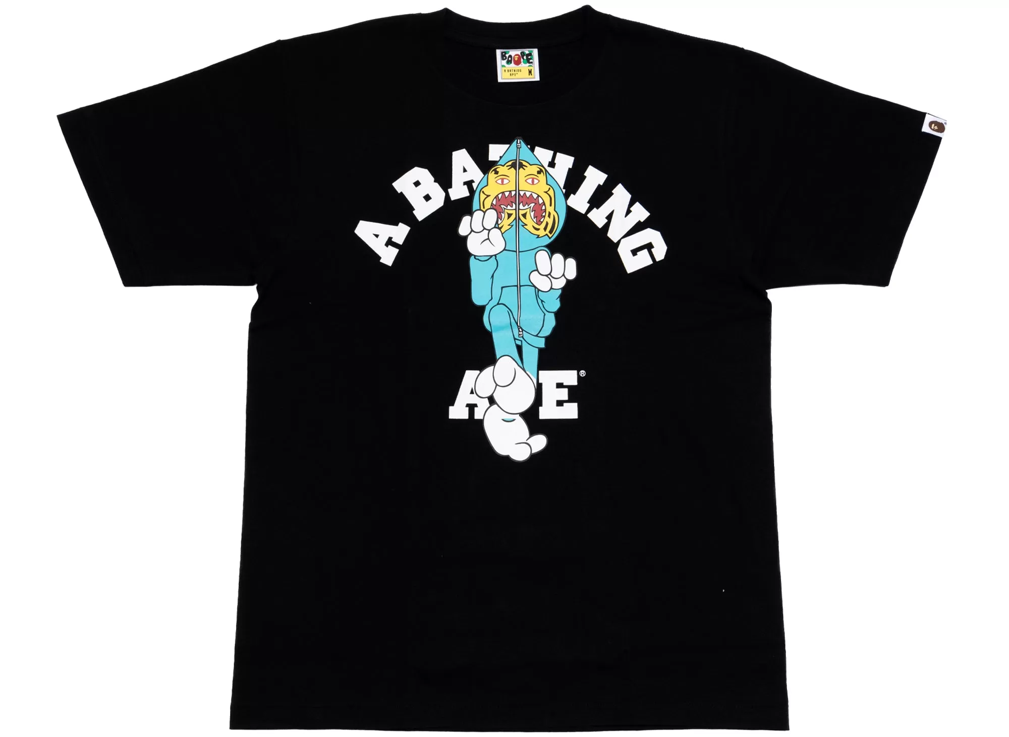 A Bathing Ape Tiger Milo College Tee xld