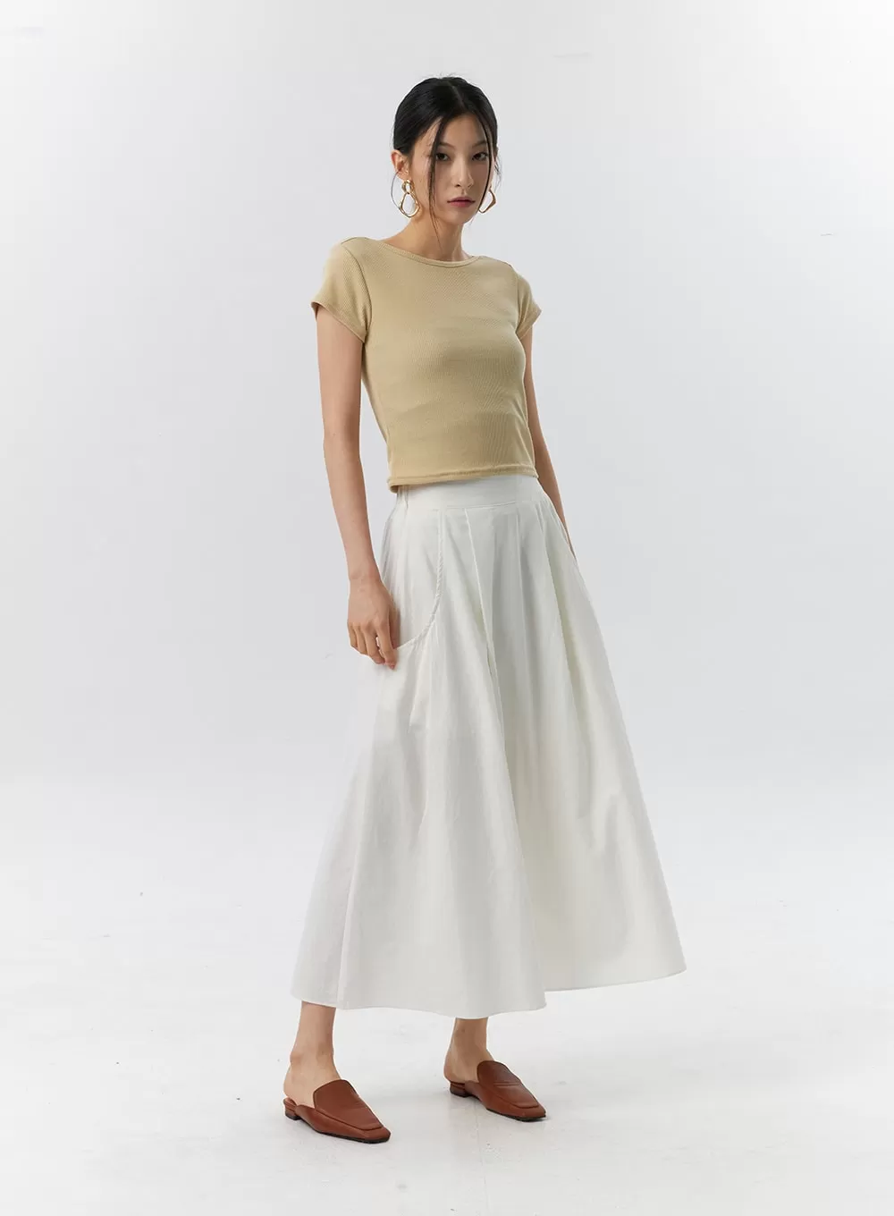 A-Line Maxi Skirt IL326