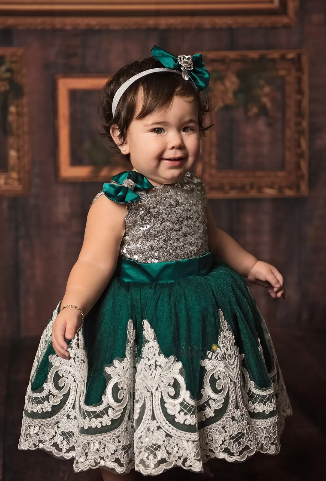 Alana Dress Emerald