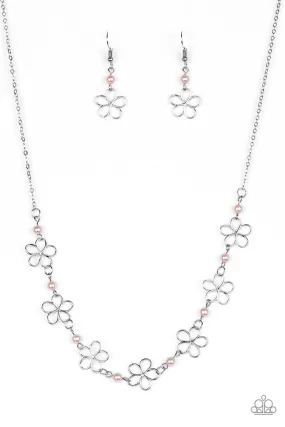 Always Abloom Pink Necklace - Paparazzi Accessories