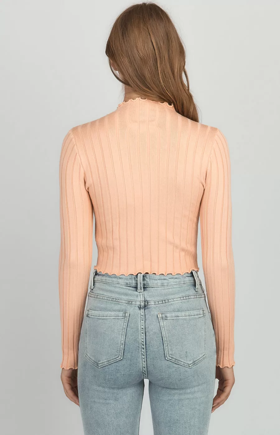 APRICOT CROP KNIT