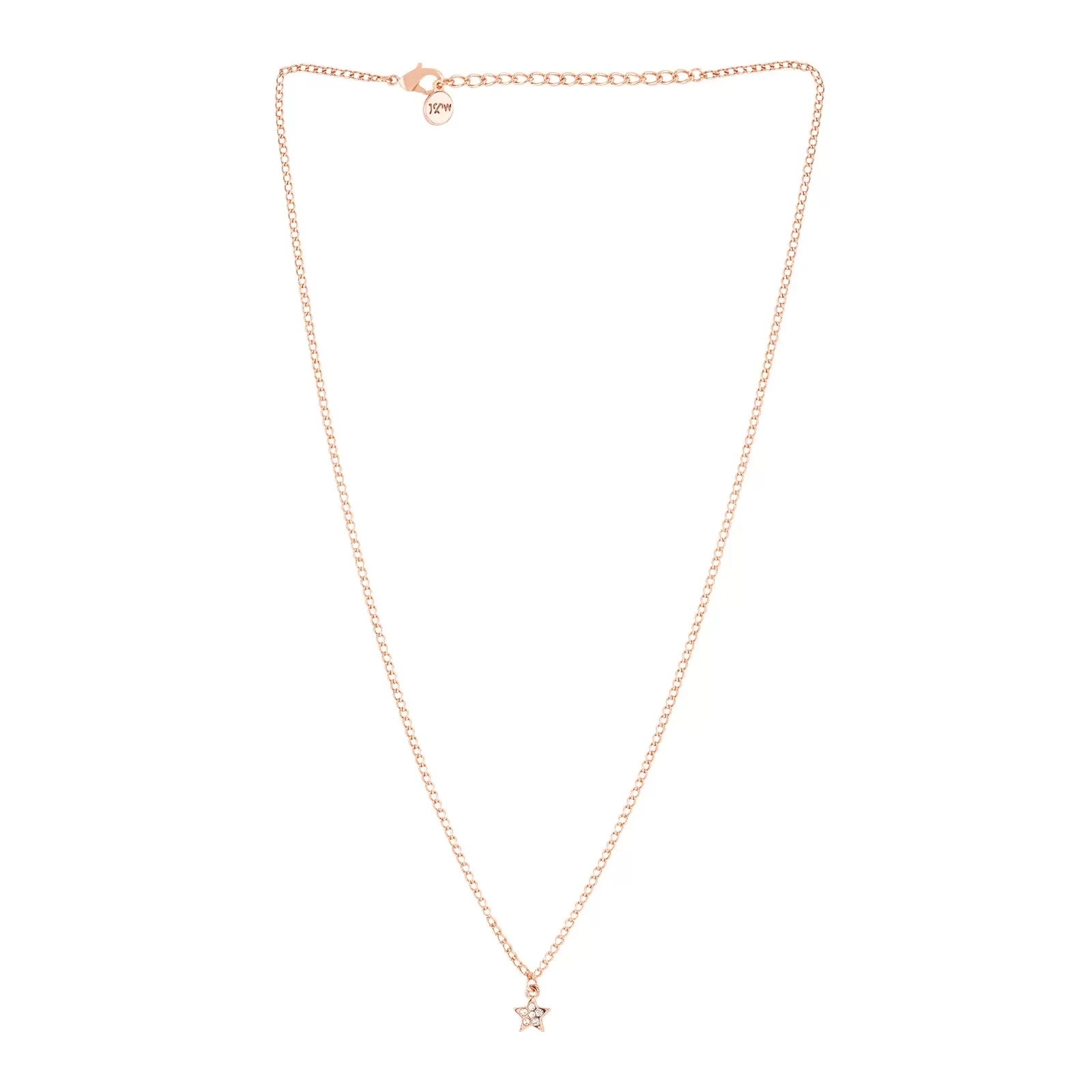 Astral Rhinestone Rosegold Necklace Charm