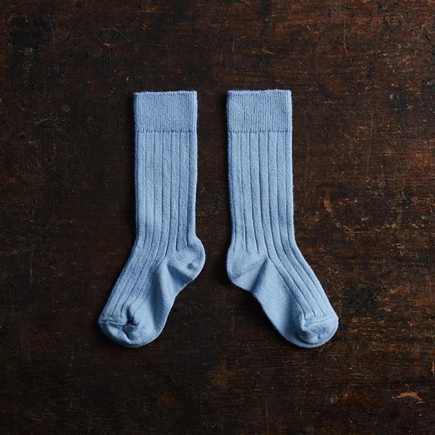 Babies & Kids Cotton Knee Socks - Azure