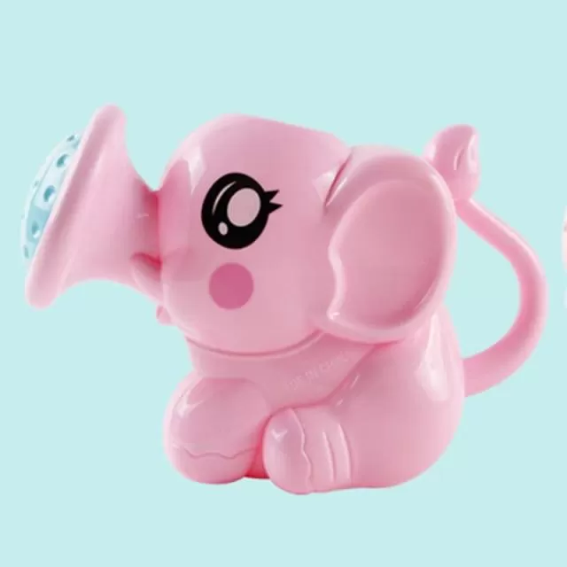 Baby Bath Toys Lovely Plastic Elephant Shape Water Spray for Baby Shower Swimming Toys Kids Gift Storage Mesh Bag Baby Kids Toy