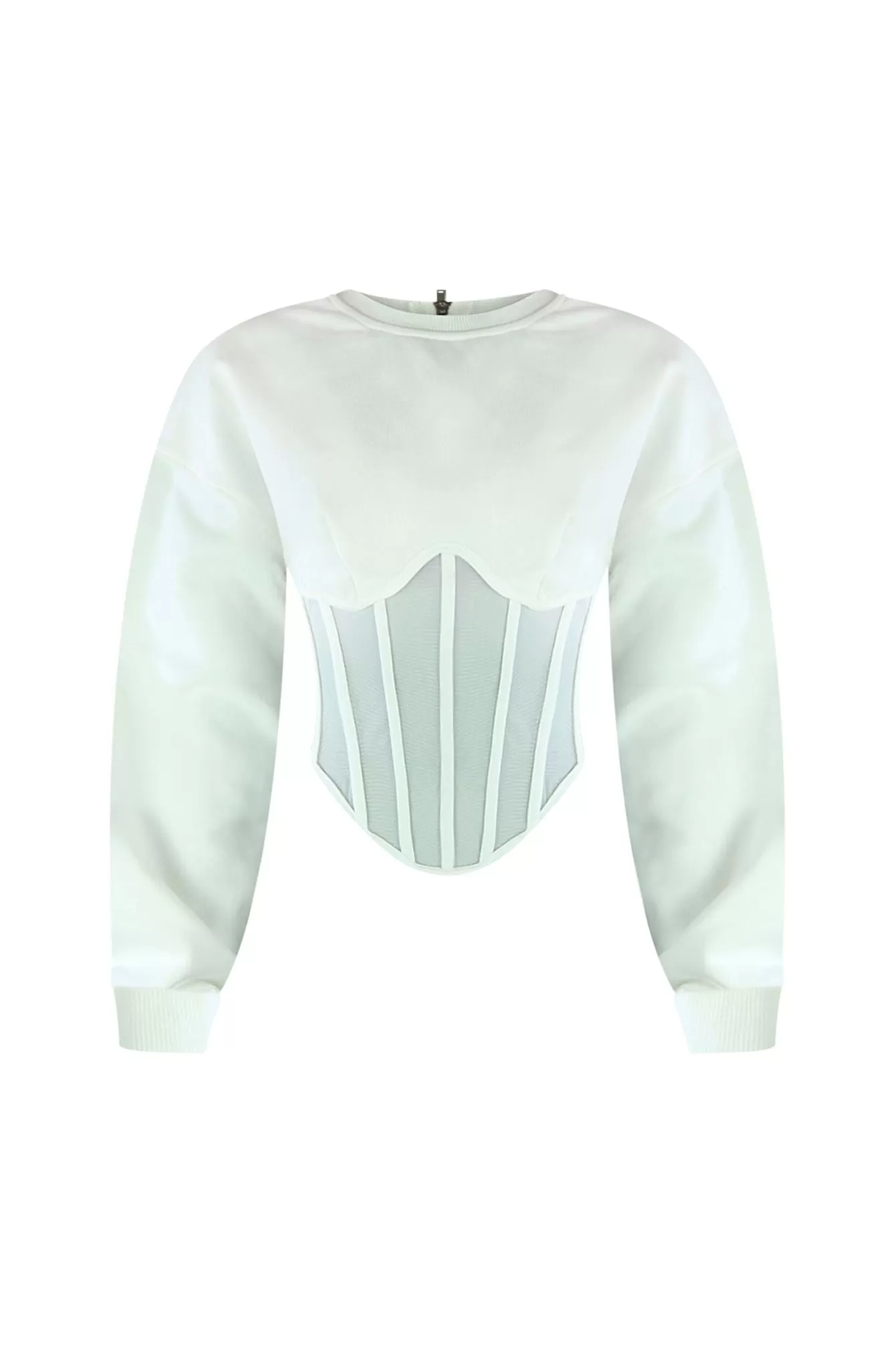 Be Your Self Corset Sweatshirt Top