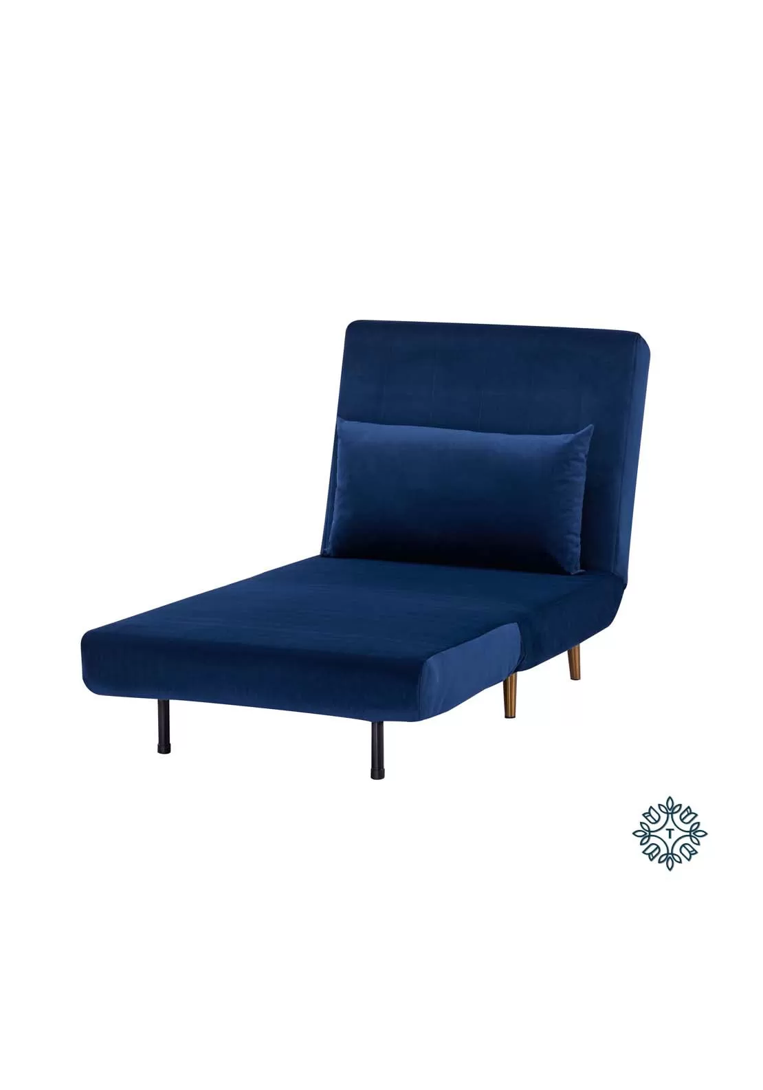 Bessie Single Sofa Bed - Blue