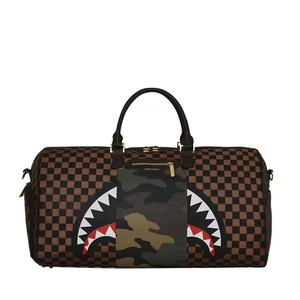 Borsone da Viaggio SPRAYGROUND stampa Sip With Camo Accent