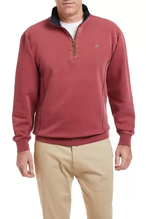 Breakwater Quarterzip Weathered Red