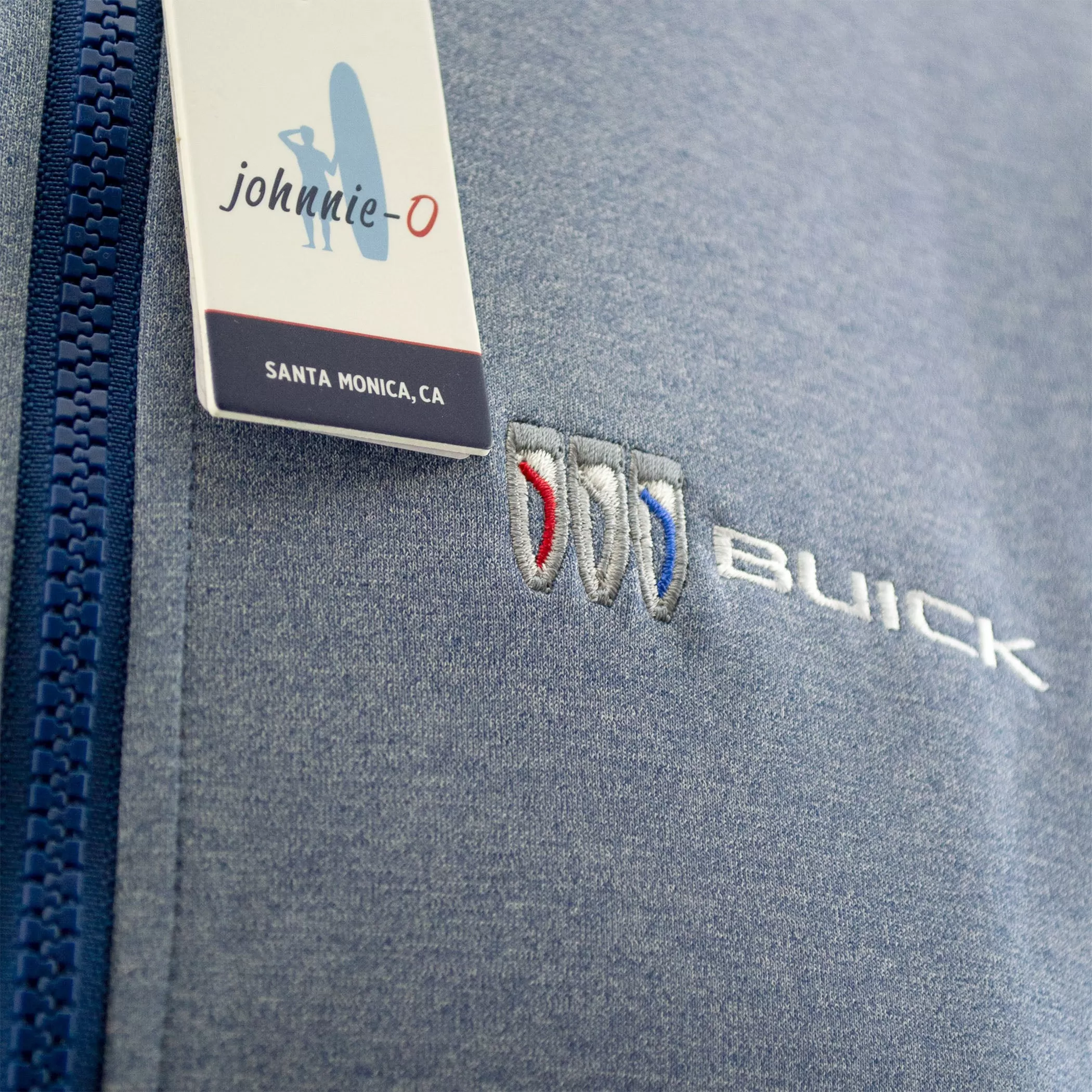 Buick Mens Johnnie-O Quarter Zip Vest