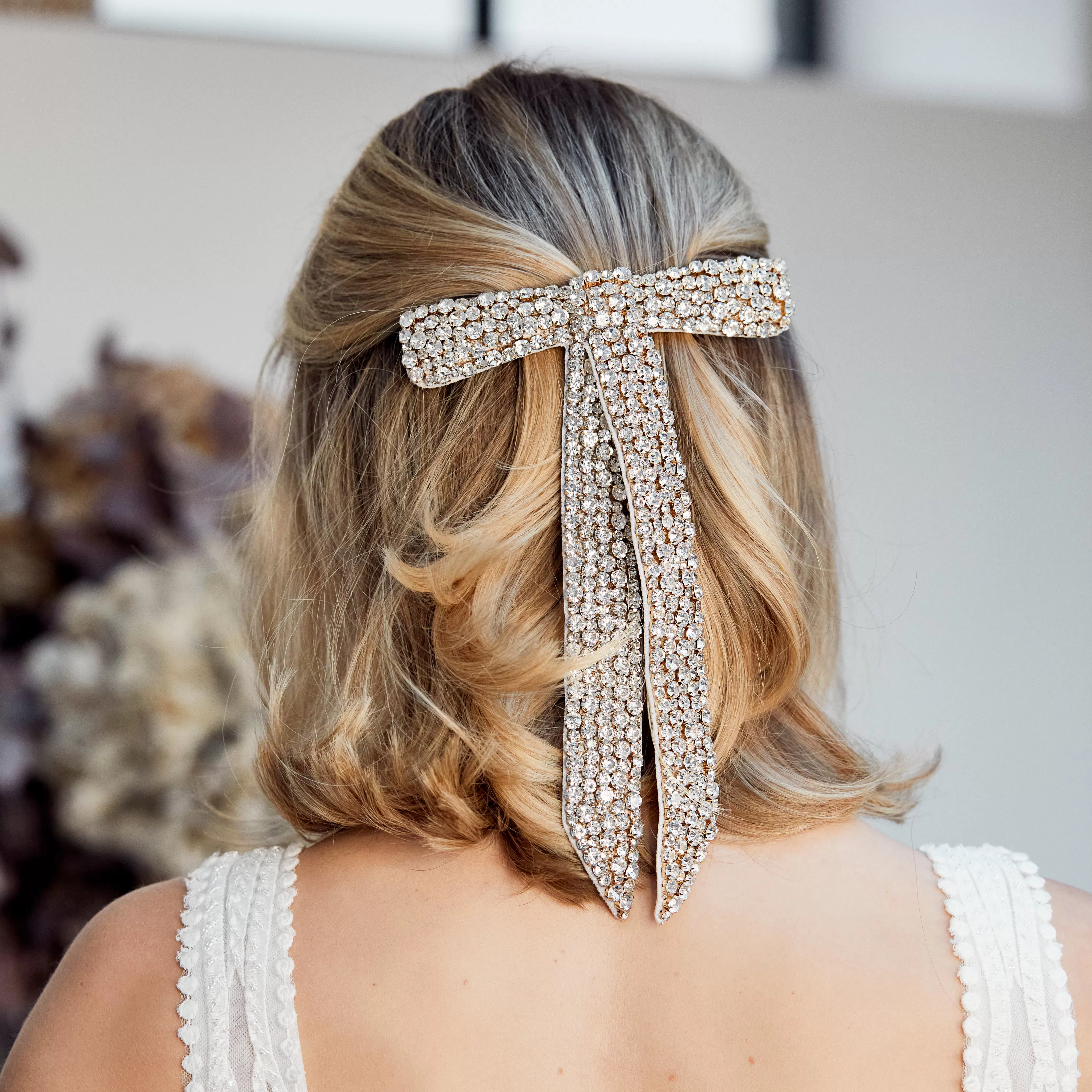 Celeste Embellished Bow