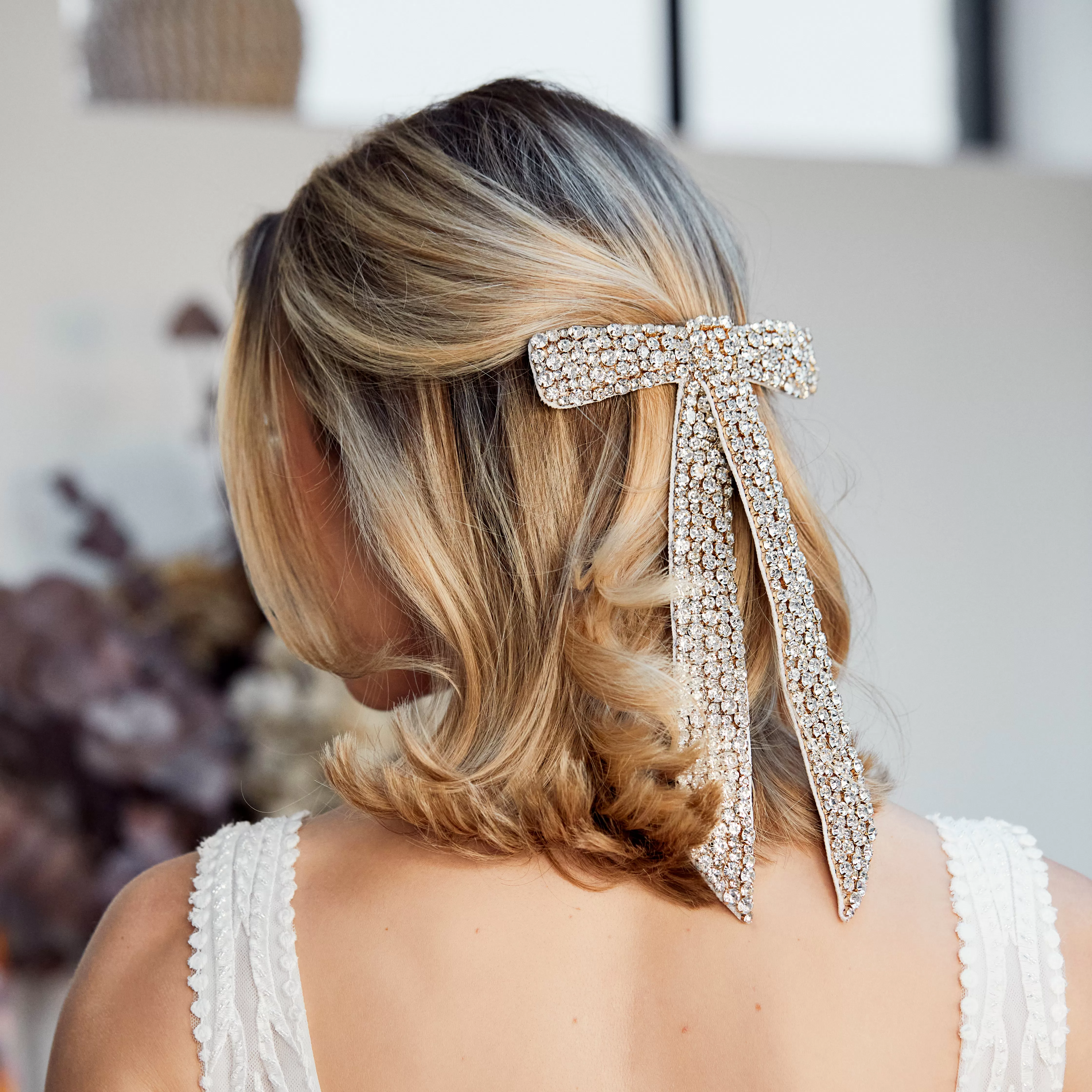 Celeste Embellished Bow