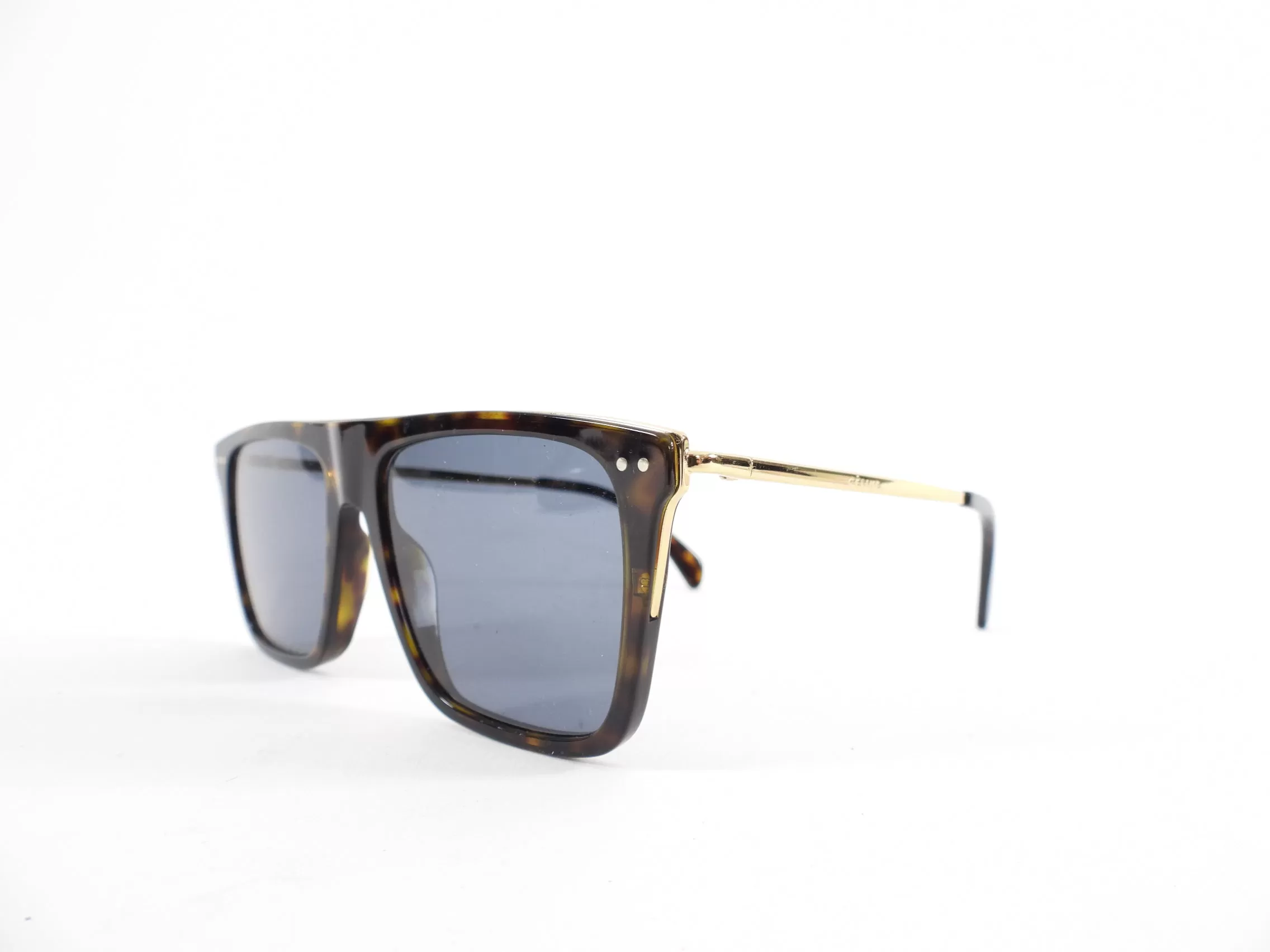 Celine Tortoise Square Sunglasses