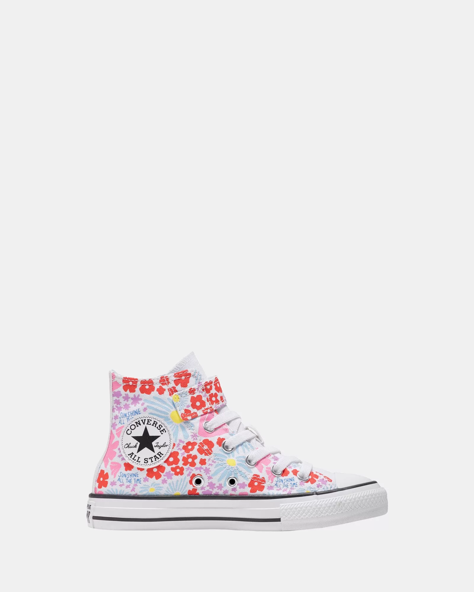 Chuck Taylor All Star 1V Hi Nature Bloom Youth White/Sky/Pink