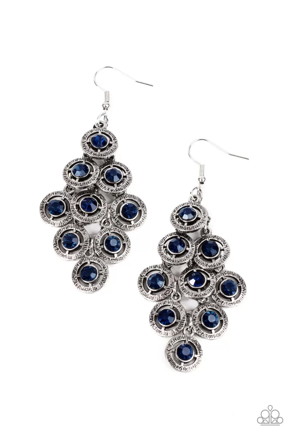 Constellation Cruise Blue Earrings - Paparazzi Accessories