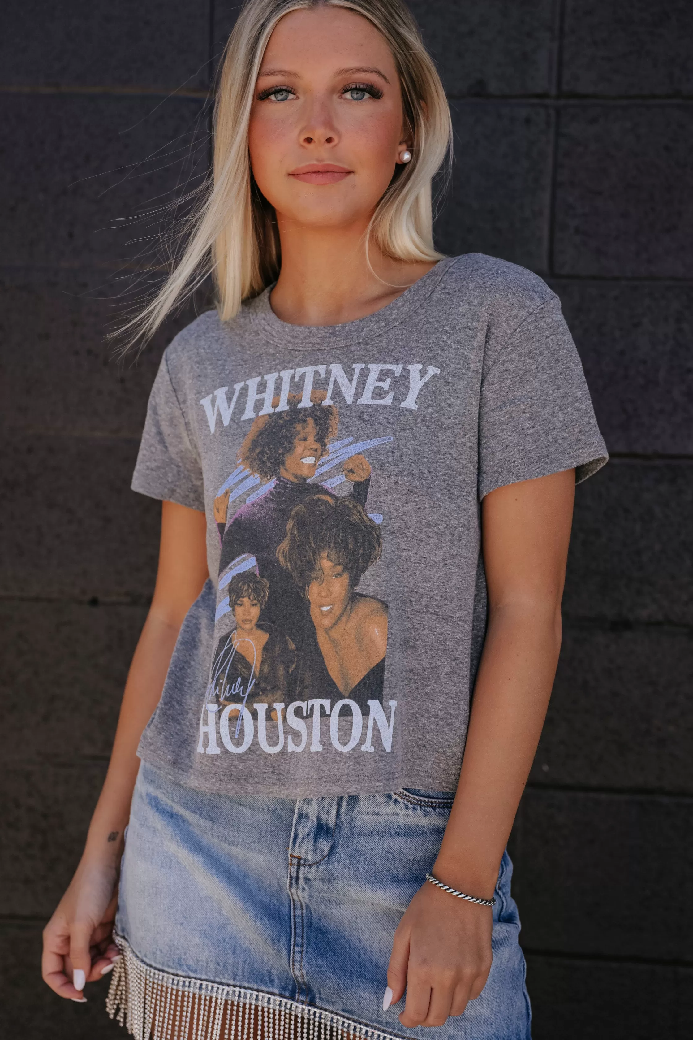 daydreamer: whitney houston dance shrunken tee