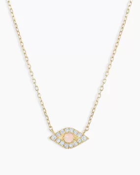 Diamond Evil Eye Necklace