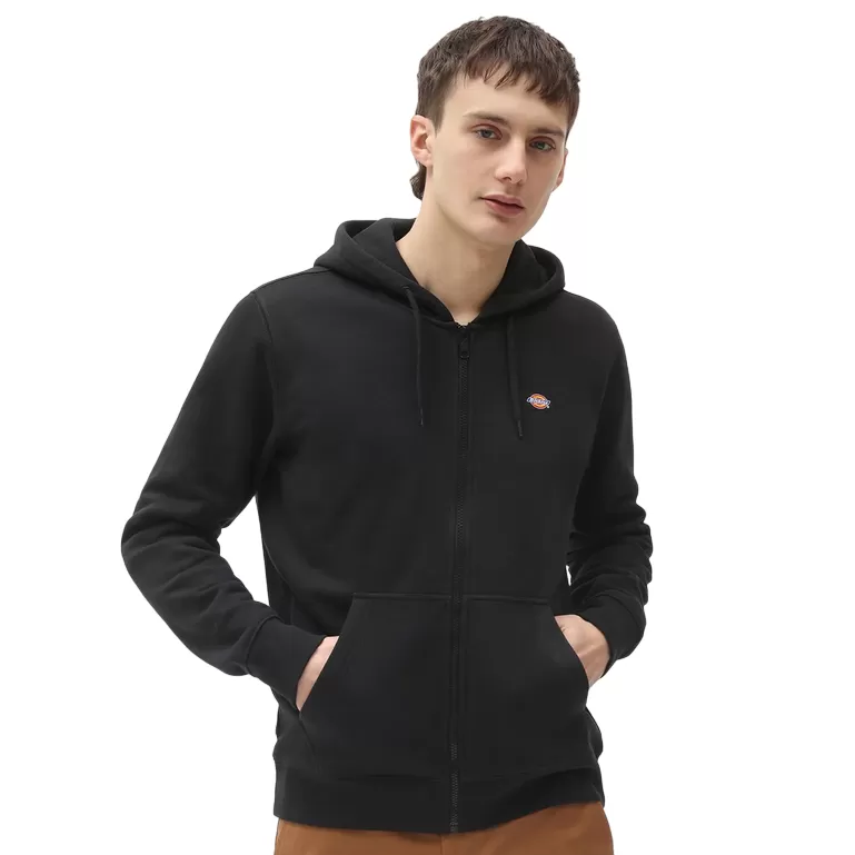 Dickies Oakport Men's Full Zip Hoodie DK0A4XD3BLK Black