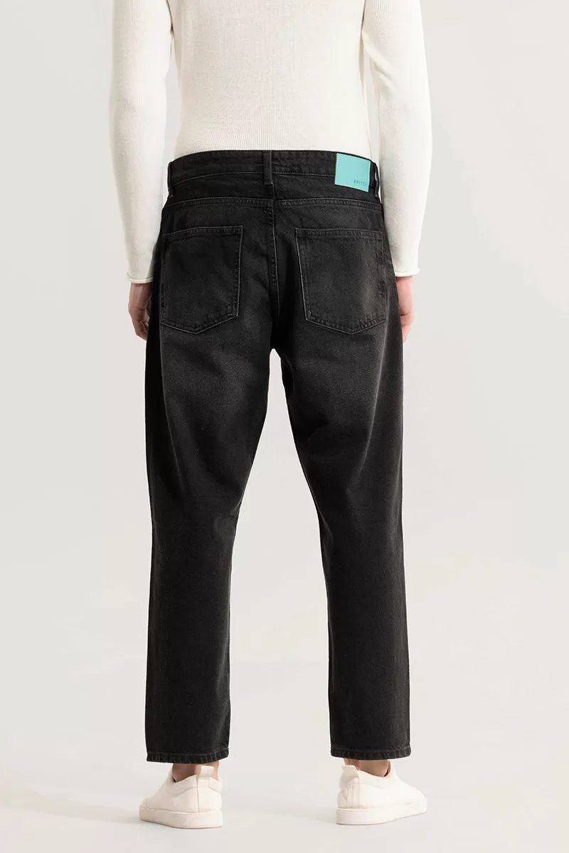 Dusk Mid Black Baggy Fit Jeans