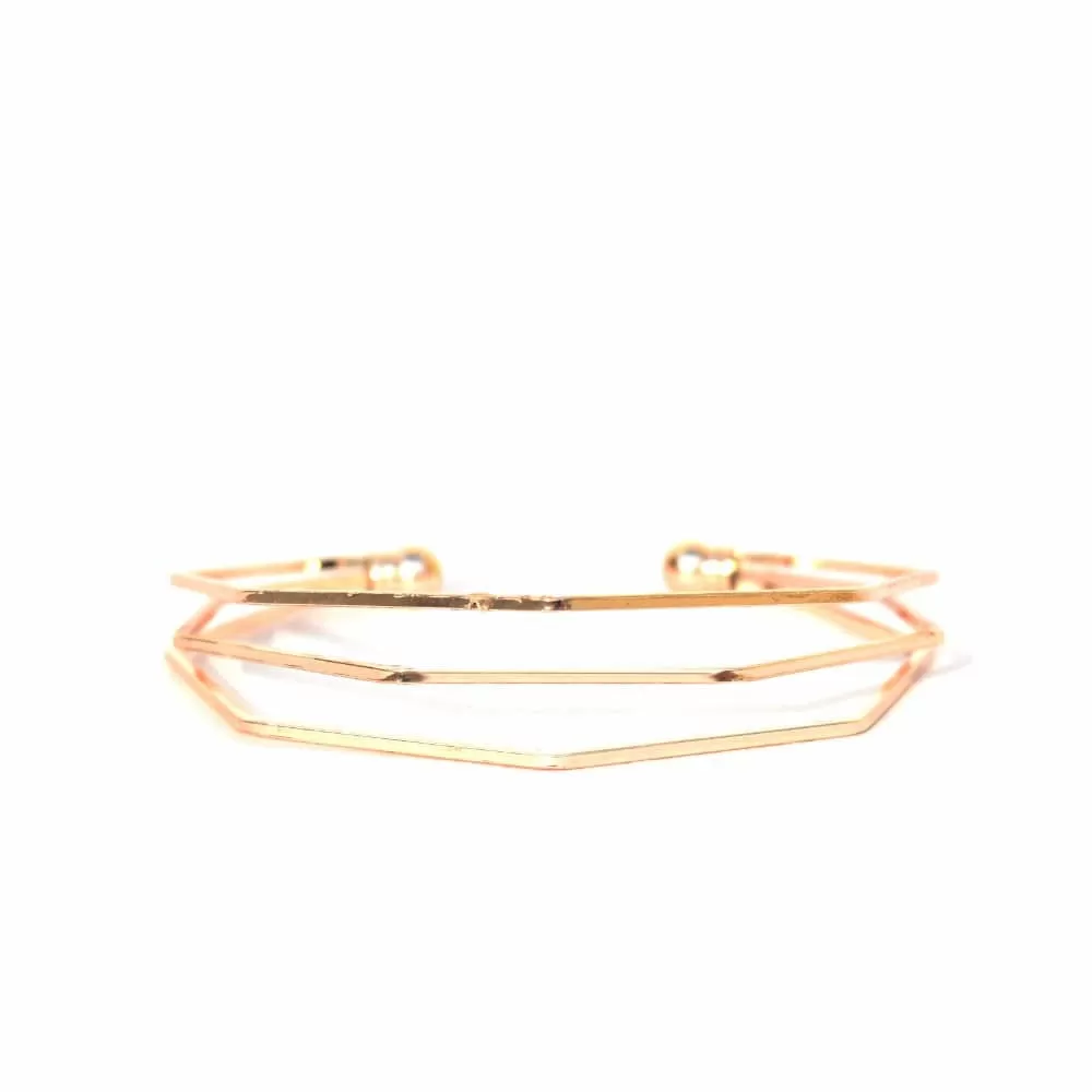 Fazed Rosegold Watch Bracelet Stack