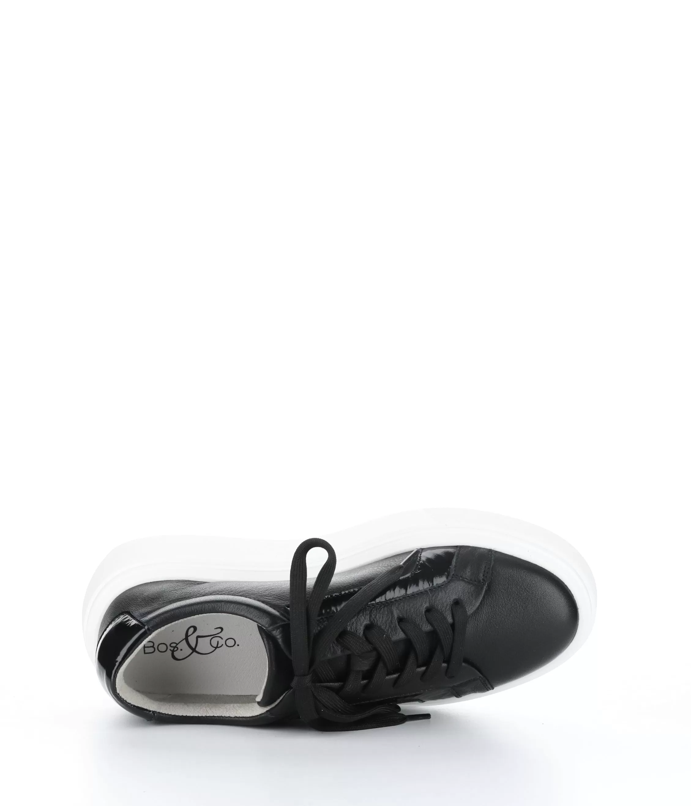 FLAVIA Black Lace-up Shoes