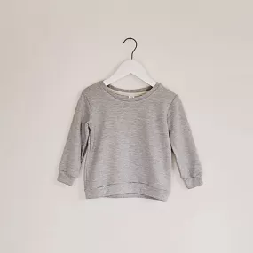 Fox and Poppy Bamboo Cotton Pull Over Kids - Light Grey