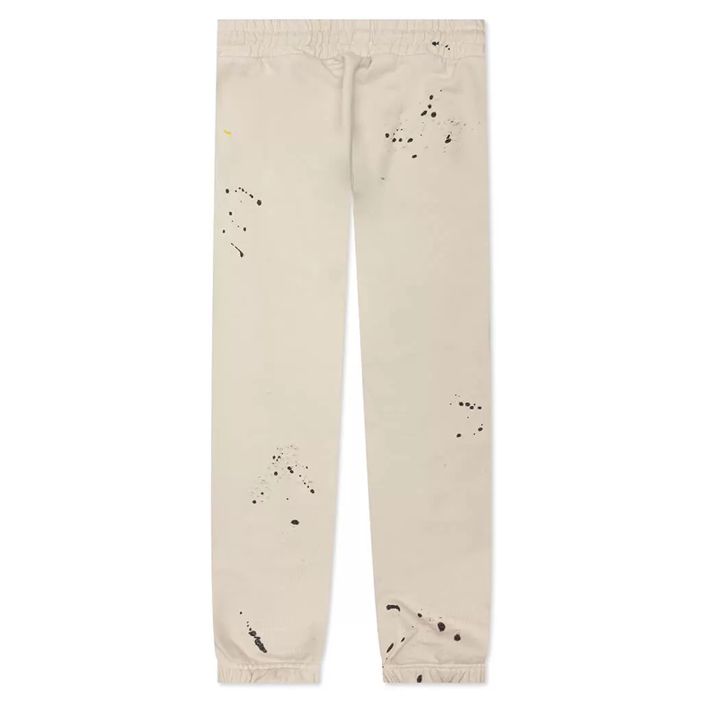 GD Glittered Logo Sweatpants - Off White