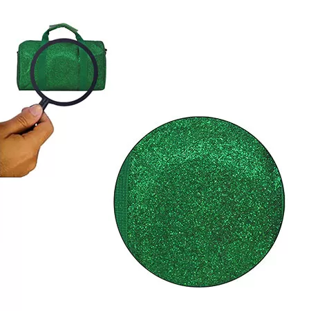 Green Mini Glitter NGIL Duffel Bag