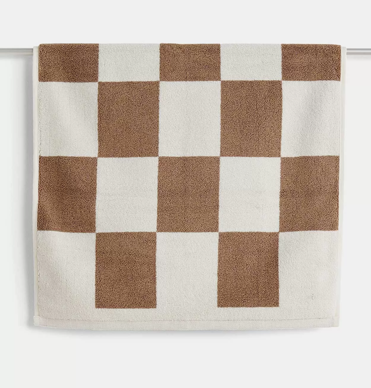 HAY Check Bath Mat in Cappuccino