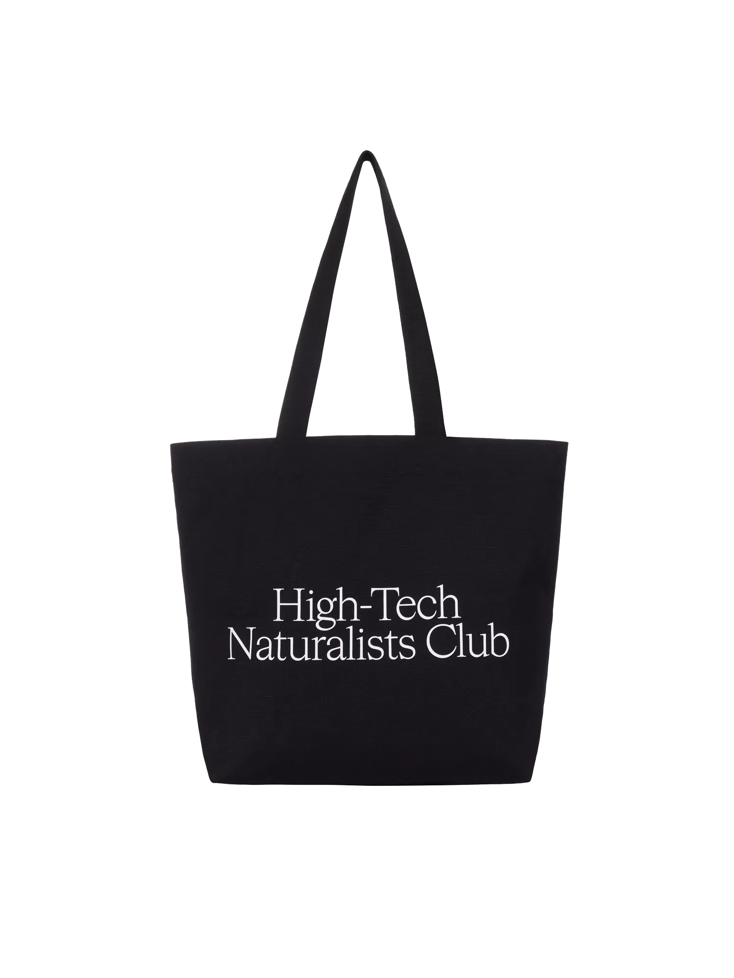 High-Tech Naturalists Club Tote Bag—black