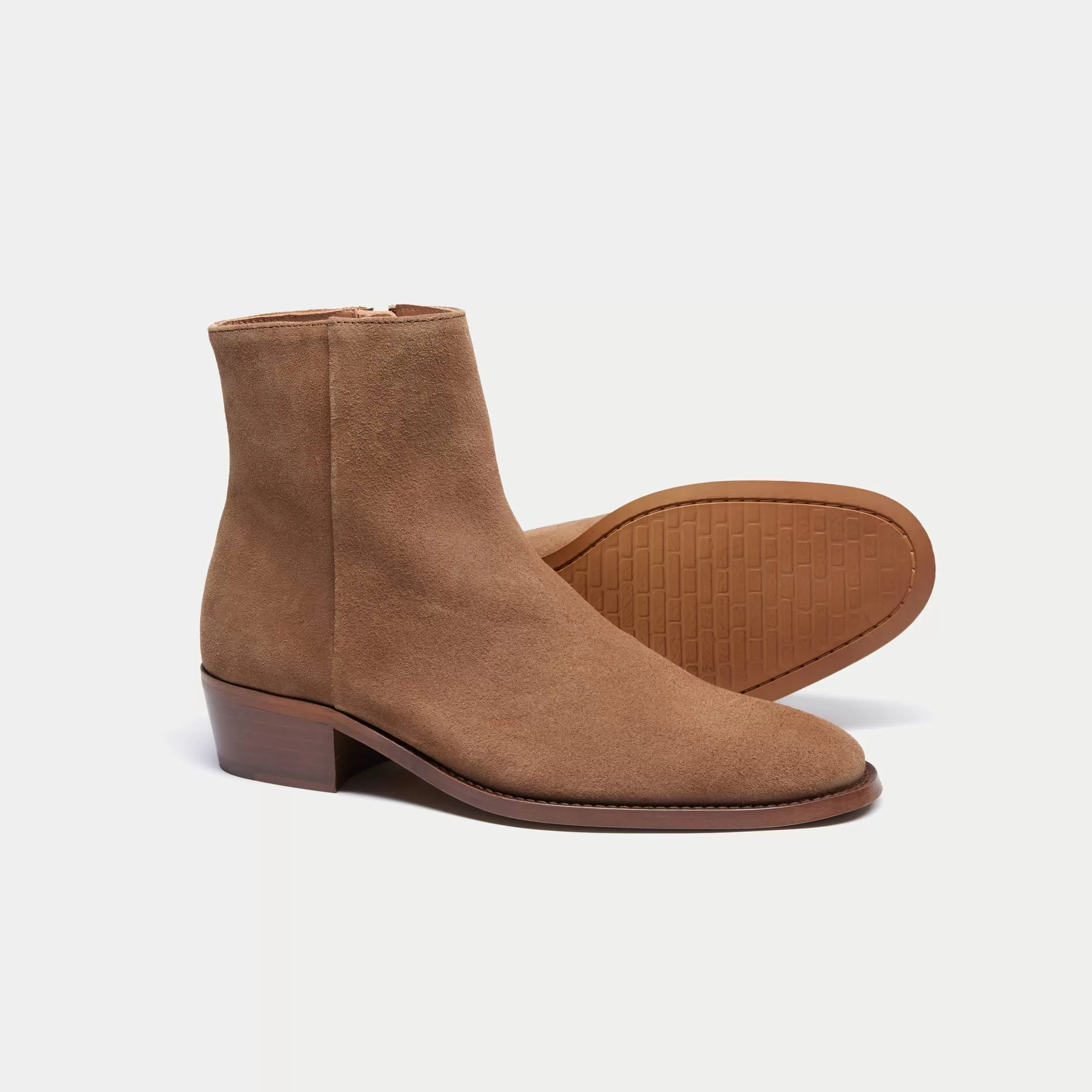 Hoxton Zip Up Cuban Heel Boot