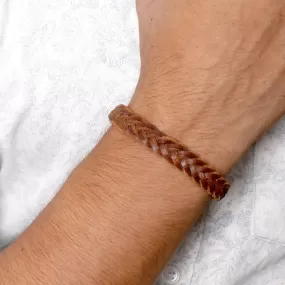 Jack Braided Brown Men's Bracelet