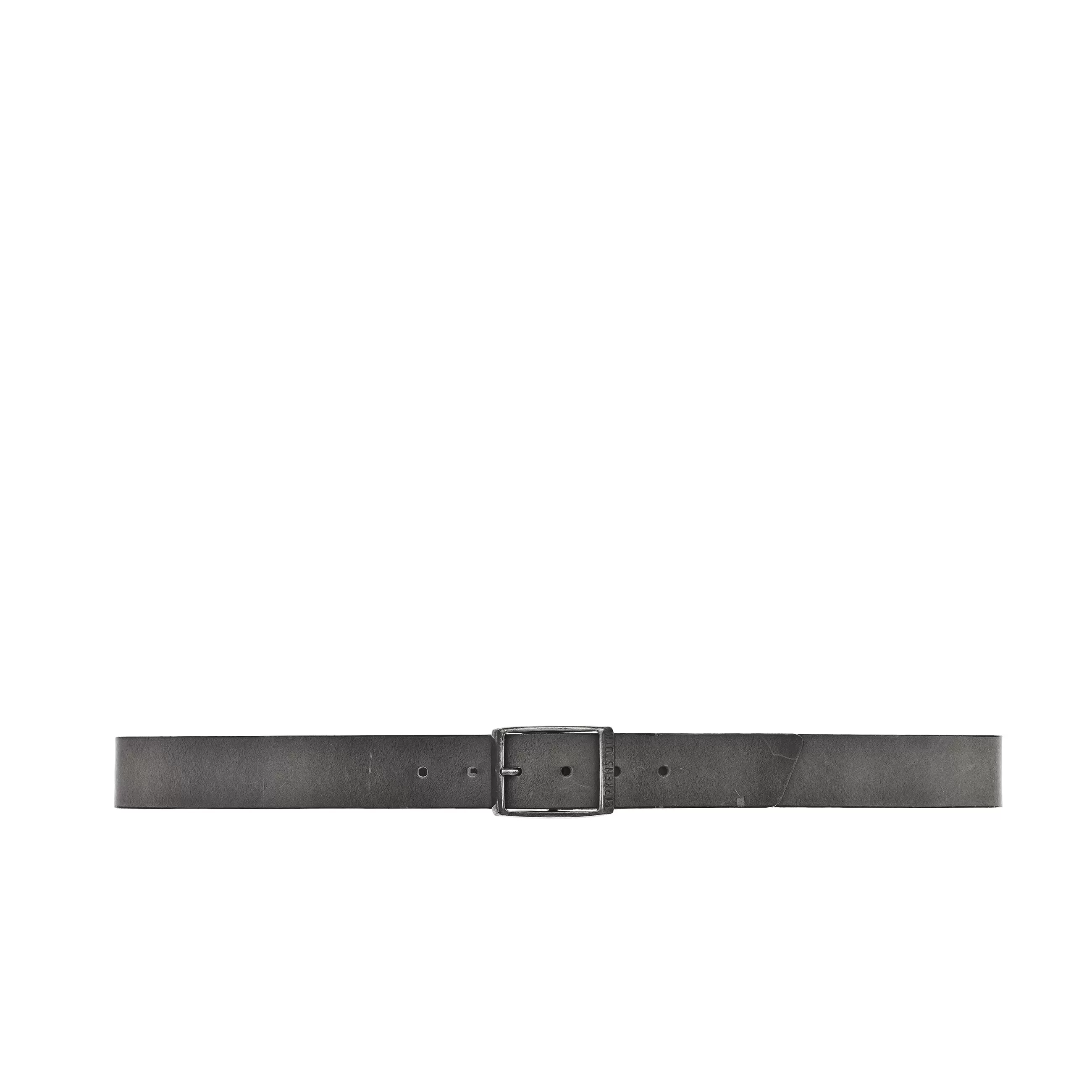 Kansas Grey Oiled Leather 35mm One Size