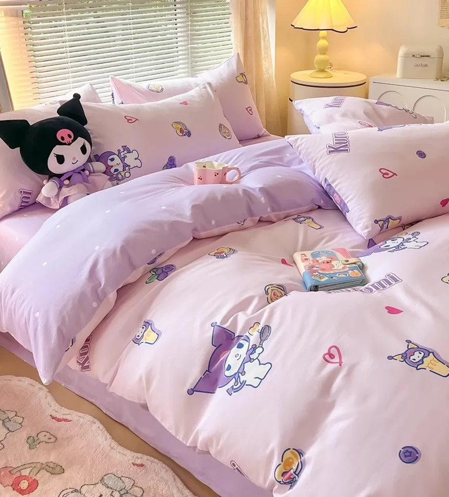 Kawaii Kuromi Bedding Set PN6273