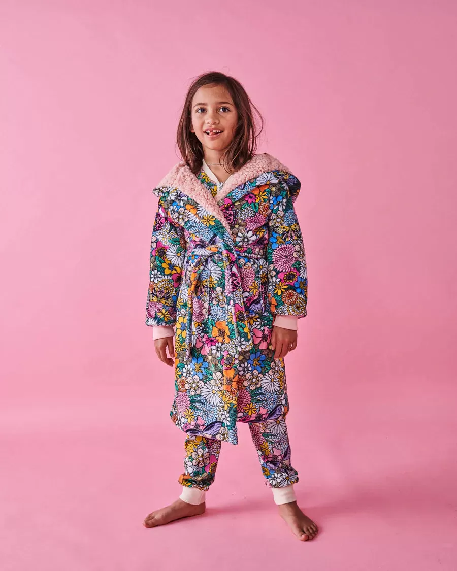 Kip & Co KIDS | Bliss Floral Kuddle Kids Robe