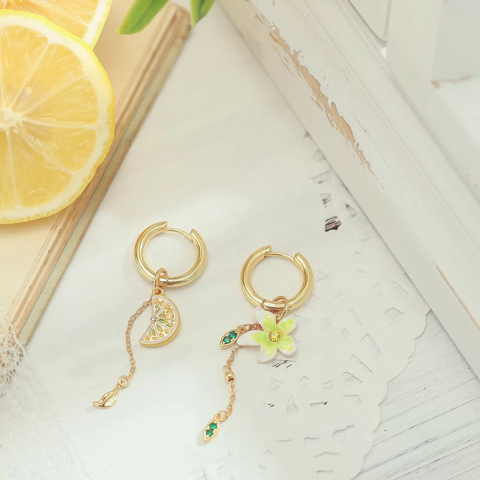 Lemon Earrings