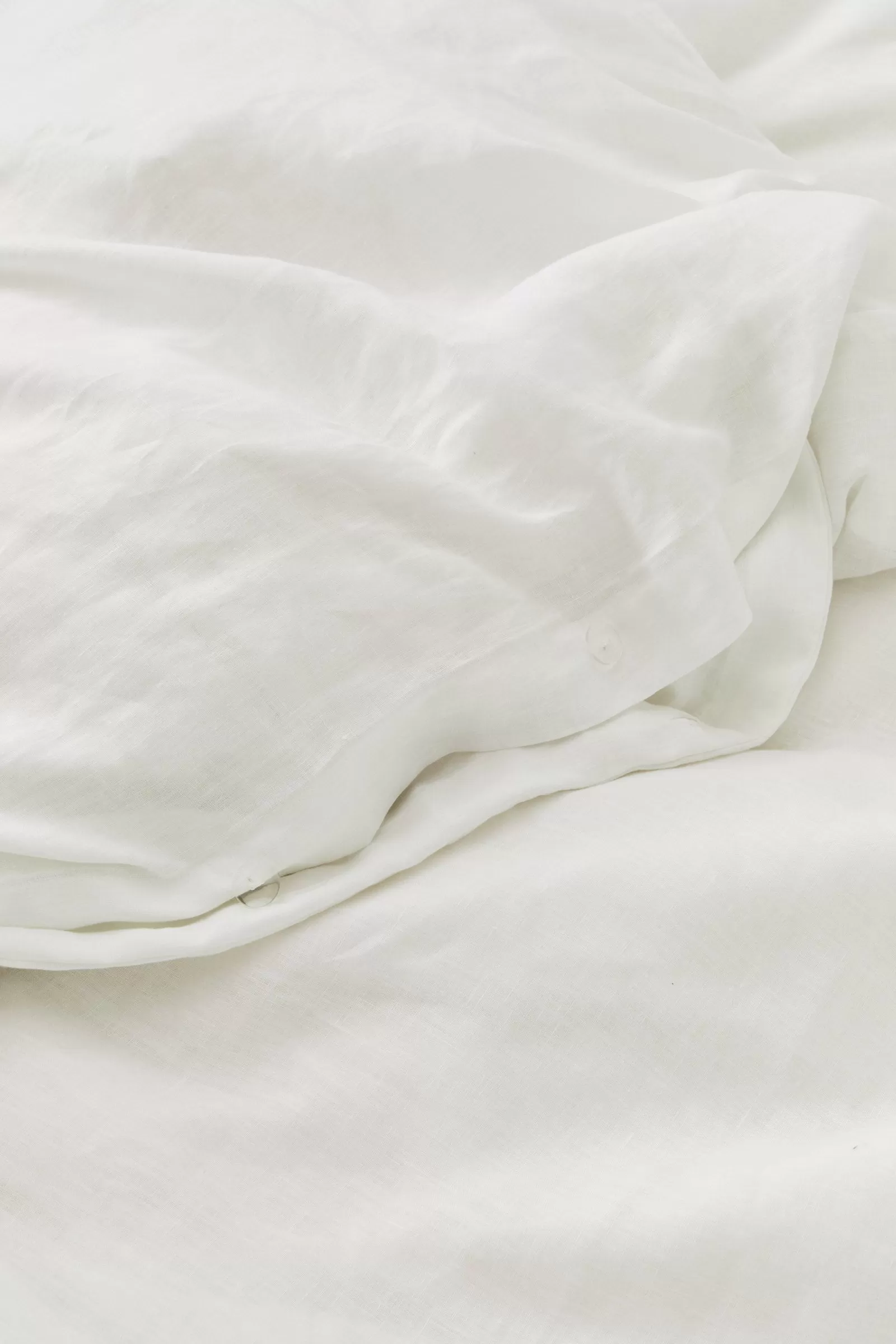 Linen Duvet Cover White