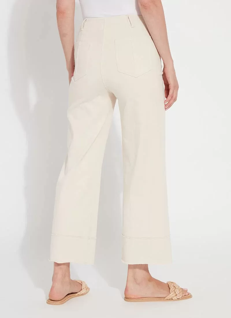 Lysse Margo Hi Waist Wide Crop Denim Pants