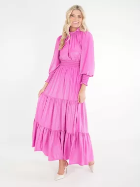 Maggie Maxi - Fuchsia Fedora