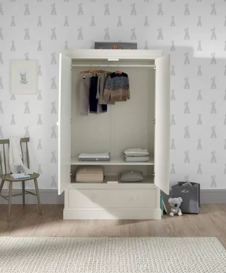 Mamas and Papas Oxford Wardrobe - Pure White