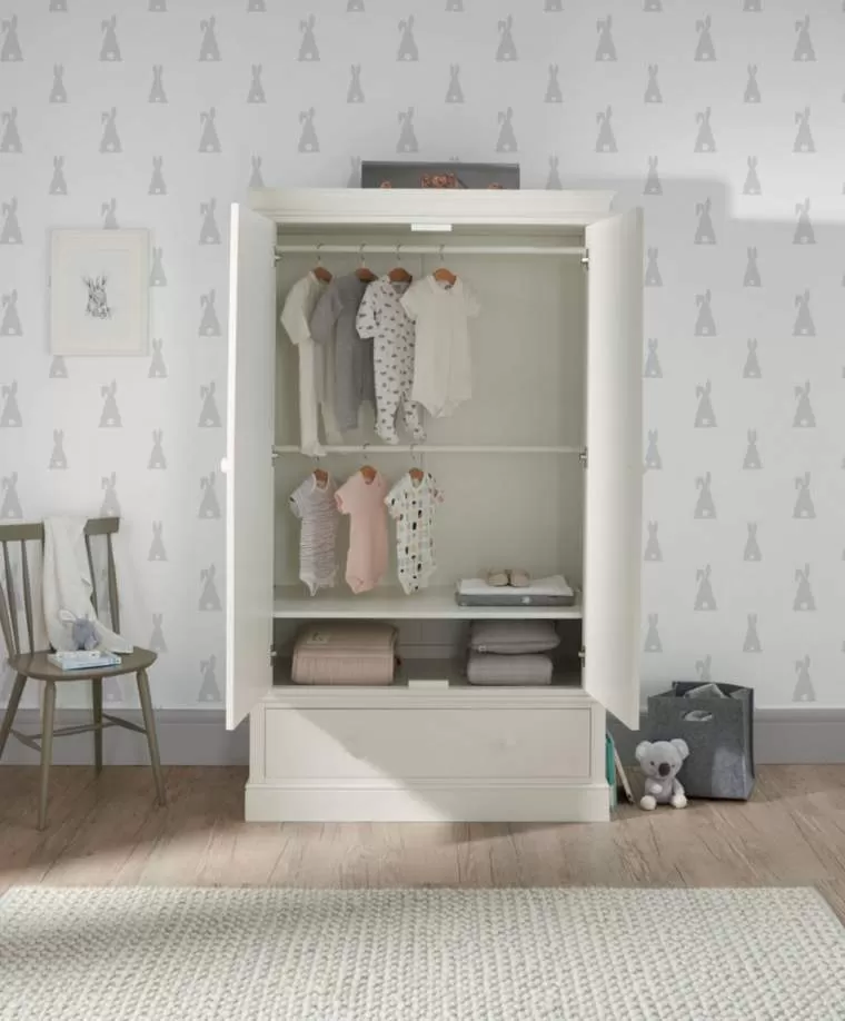 Mamas and Papas Oxford Wardrobe - Pure White