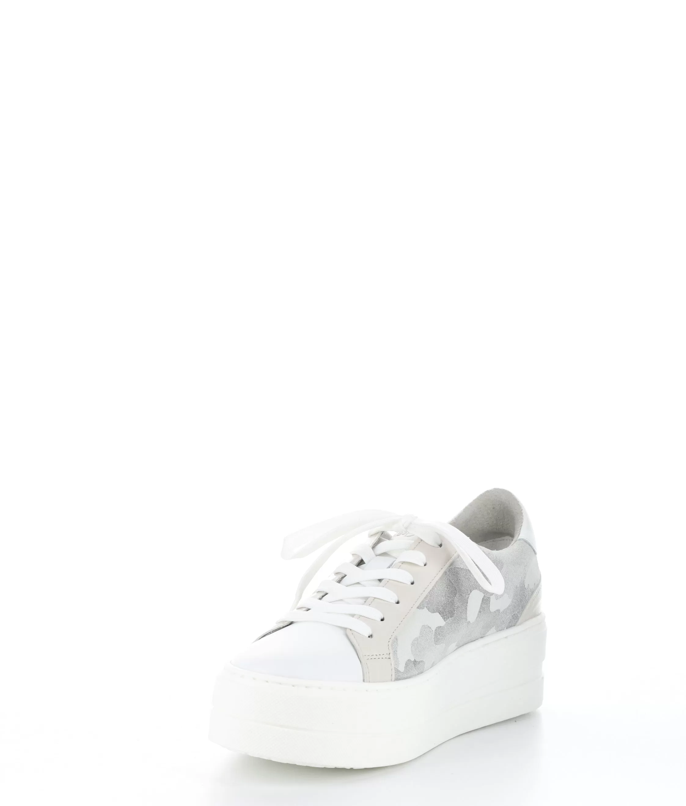 MARDI WHITE/SILGREY/CREAM Lace-up Trainers