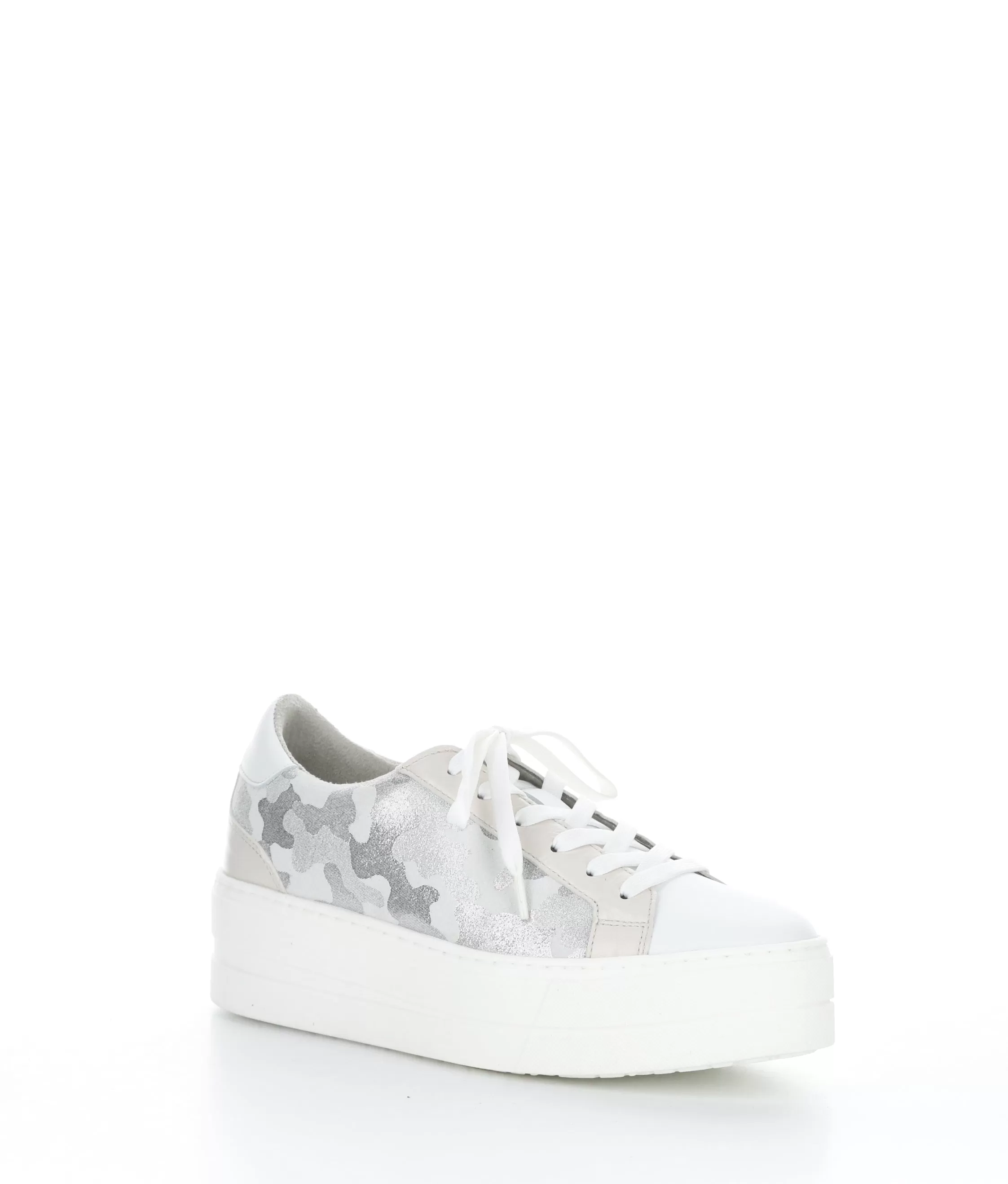 MARDI WHITE/SILGREY/CREAM Lace-up Trainers