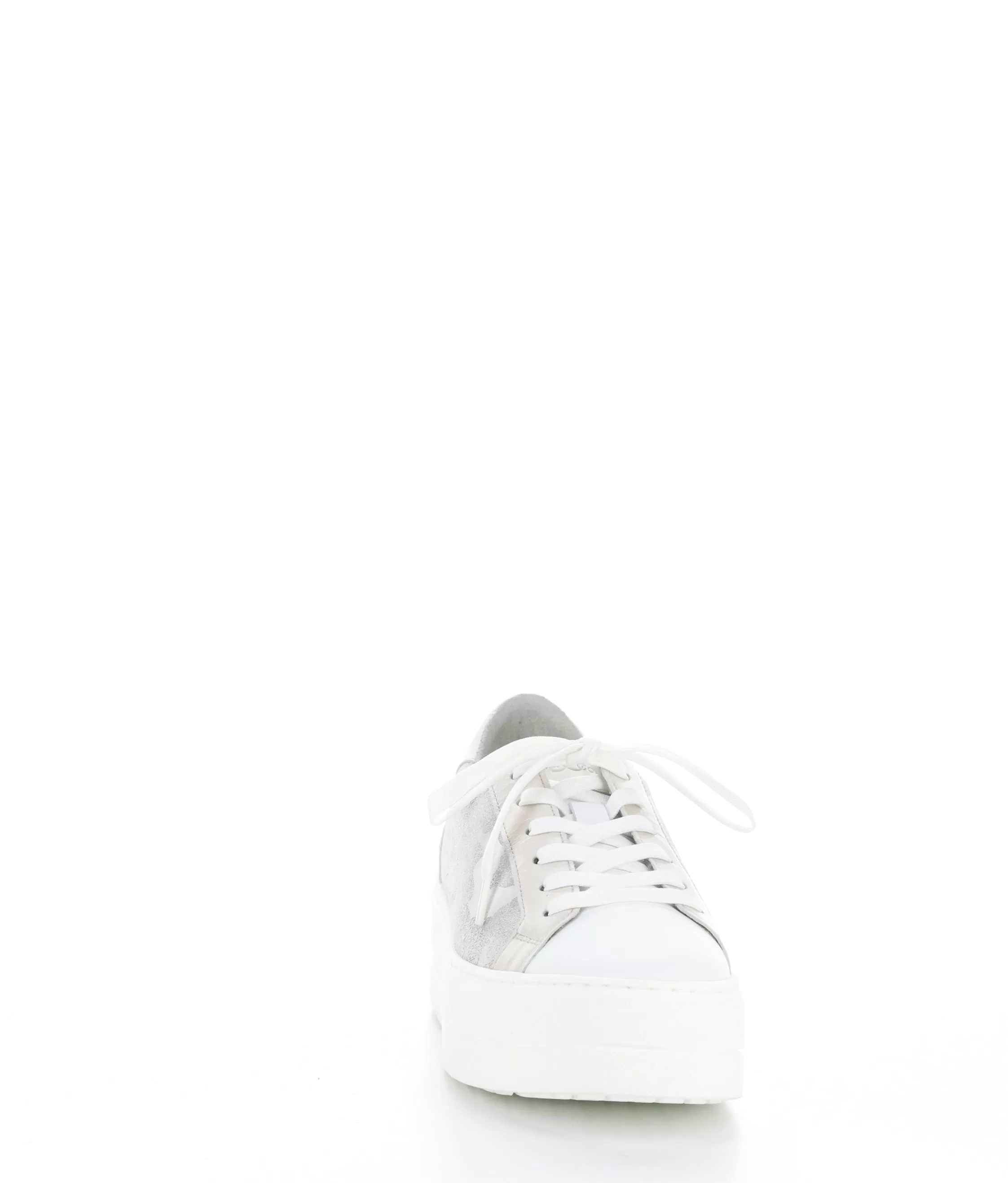 MARDI WHITE/SILGREY/CREAM Lace-up Trainers