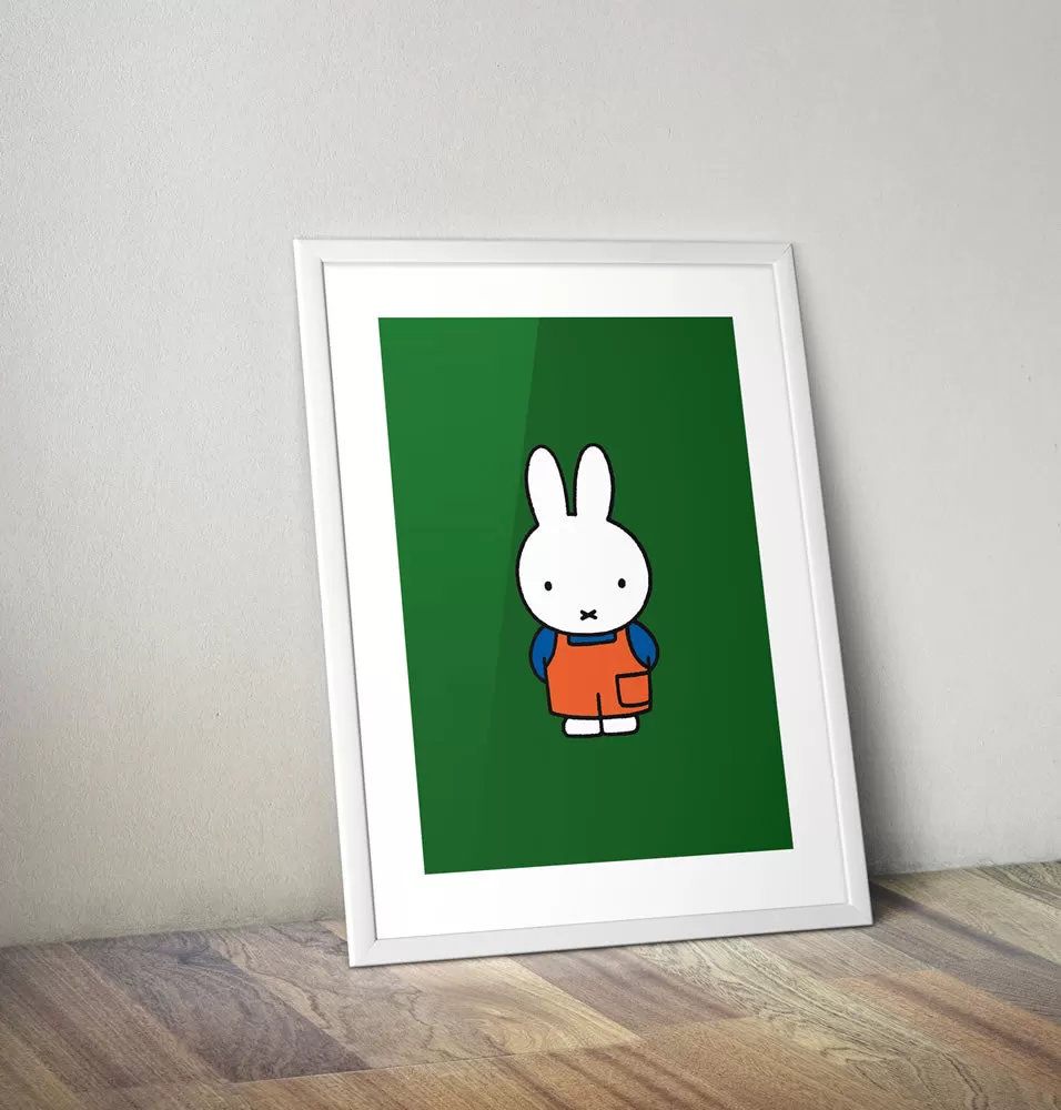 Miffy in Dungarees Framed Mini Poster