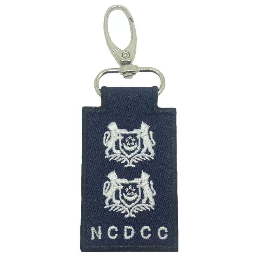 MINI NCDCC RANK KEYCHAIN - LIEUTENANT COLONEL (LTC)