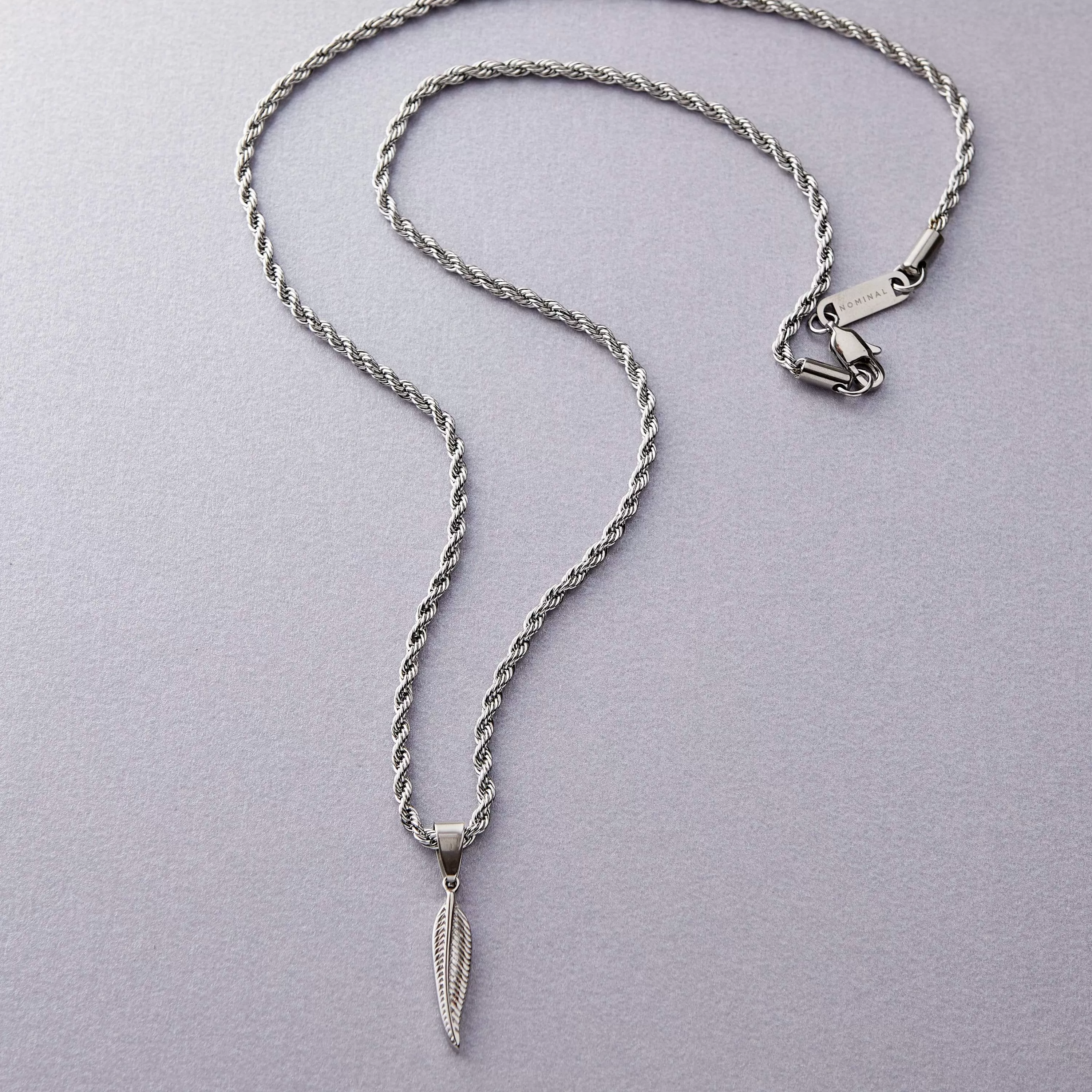 Miniature Feather Necklace | Men