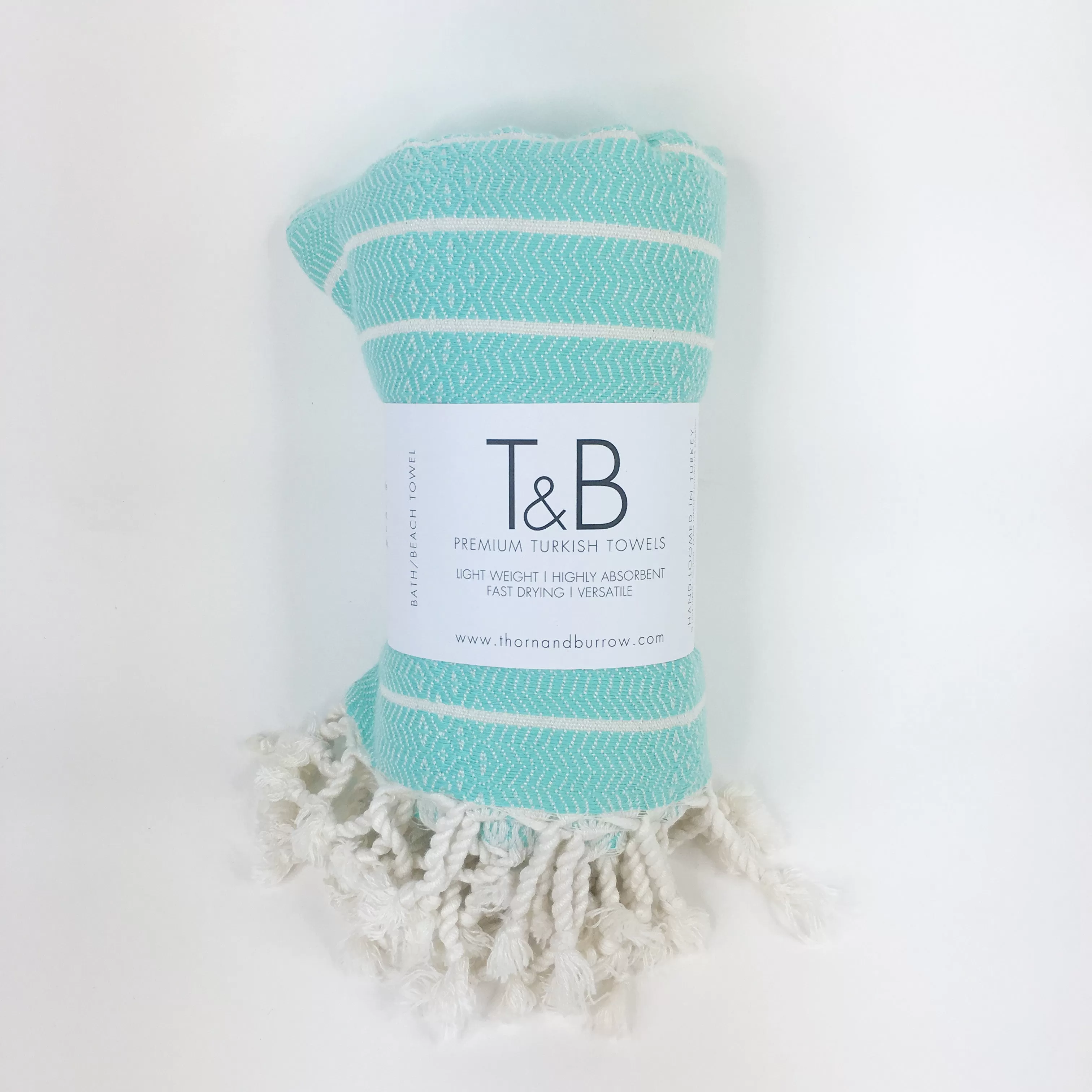 Mint Bamboo & Cotton Turkish Towel