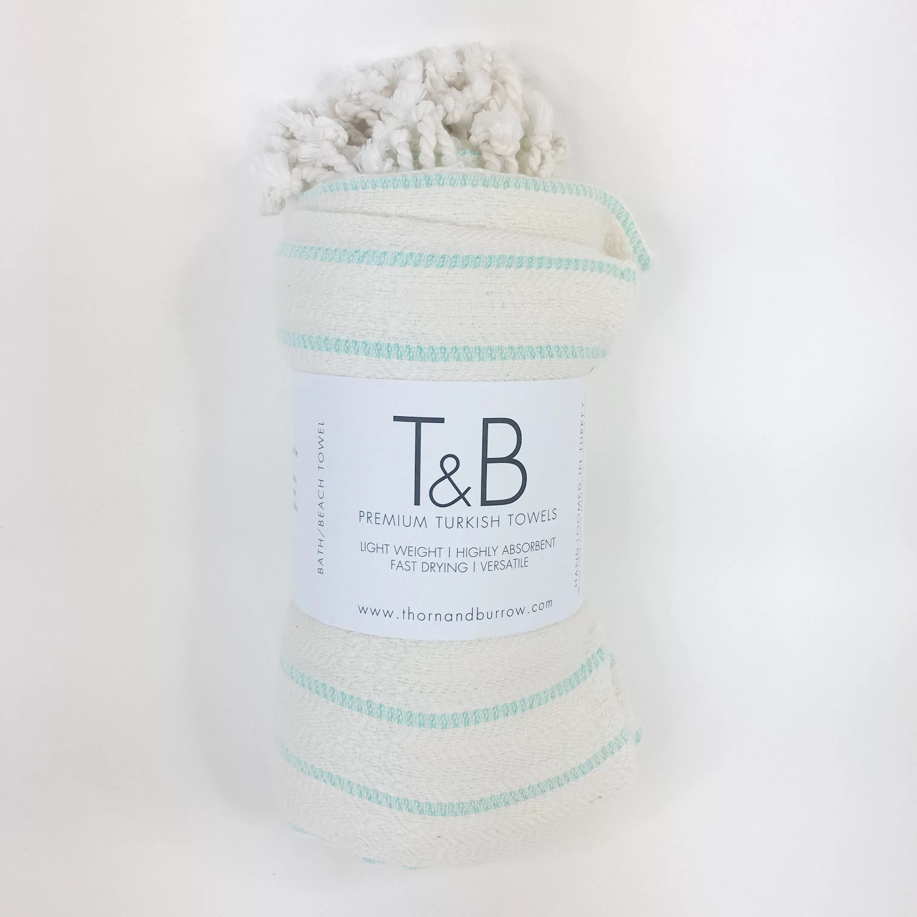 Mint Bamboo & Cotton Turkish Towel